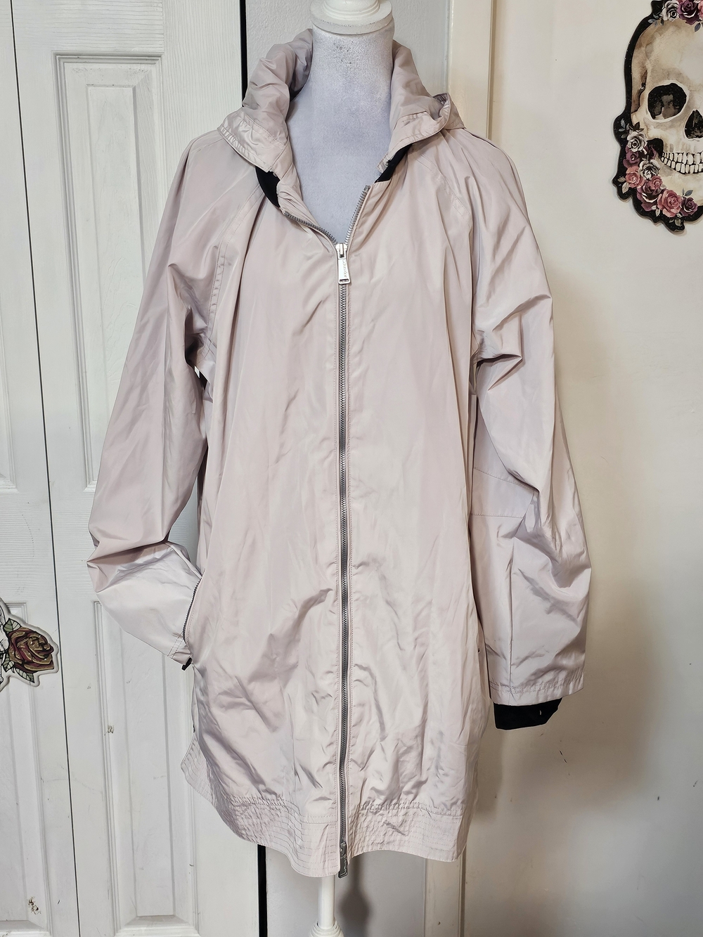 Calvin Klein Pale Pink Hooded Trench Coat